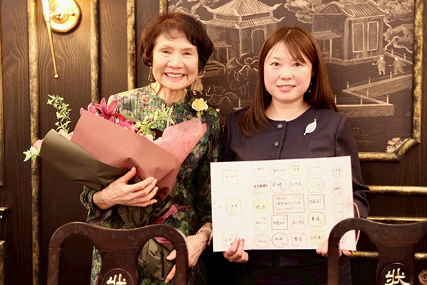 卒寿のお祝い 花束贈呈