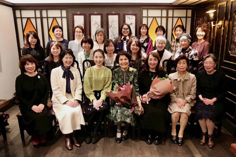 ワイユー洋裁研究所 新年会 記念撮影